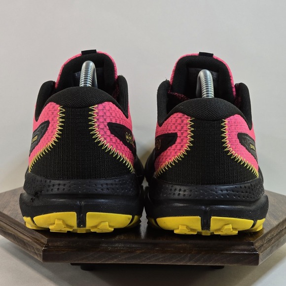 Brooks Divide 4 Shoes Womens Size 11 Pink Black Yellow Trail Running Sneakers - Picture 6 of 10